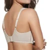Sutiã Elvira - Terra - Costas - Sem Aros Sem Enchimento Vista traseira do sutiã reductor cor terra sem aros, com alças largas e fecho confortável, ideal para suporte seguro e mobilidade durante o dia.