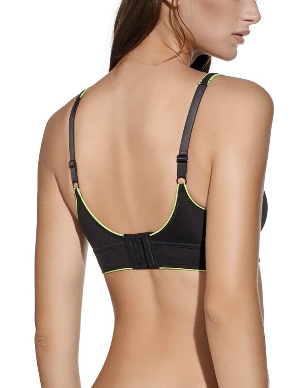 032 GINA - PRETO E VERDE - 02 Sutiã Gina